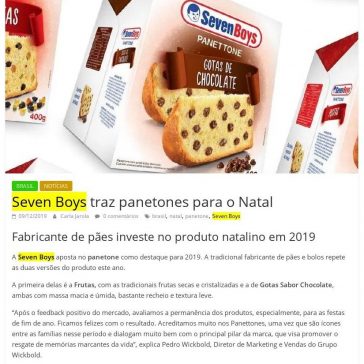 Seven Boys traz panetones para o Natal – Gastronominho