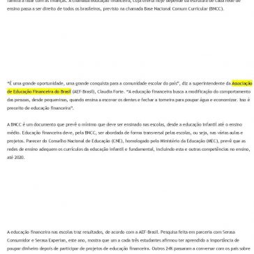 Educação financeira chega ao ensino infantil e fundamental do país em 2020 – Gazeta Digital