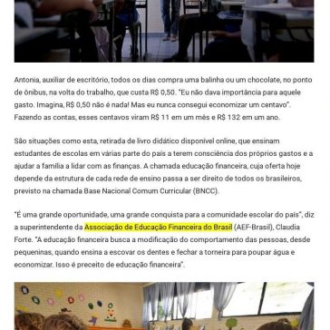 Educação financeira chega ao ensino infantil e fundamental em 2020 – Click Guarulhos
