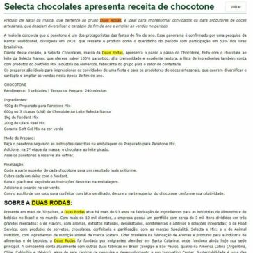 Selecta chocolates apresenta receita de chocotone – Aditivos & Ingredientes