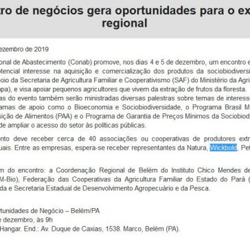 Encontro de negócios gera oportunidades para o extrativismo regional – Sucesso no Campo