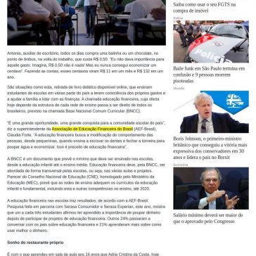 Educação financeira chega ao ensino infantil e fundamental em 2020 – A Tribuna de União