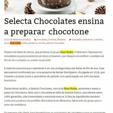 Selecta Chocolates ensina a preparar chocotone – De Repente 50