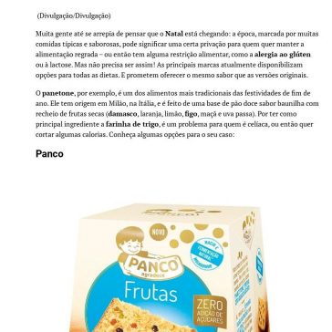 Sem passar vontade! 6 panetones e chocotones mais leves para o Natal – Mostra Saúde Agora