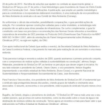 Guia para medir emissões é lançado – AECweb