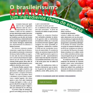 O brasileiríssimo Guaraná – Aditivos & Ingredientes