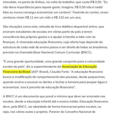 Educação financeira chega ao ensino infantil e fundamental em 2020 – Informe Baiano