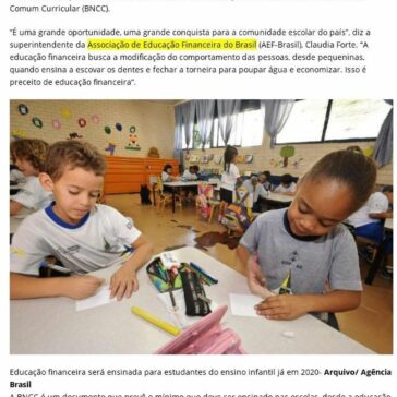 Educação financeira chega ao ensino infantil e fundamental em 2020 – AGÊNCIA BR