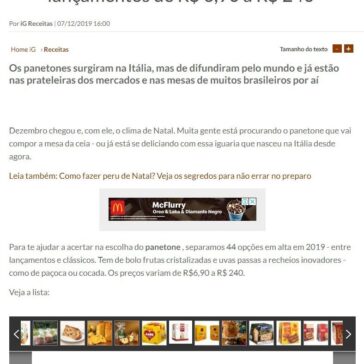 Panetone para adoçar o Natal! Veja opções e lançamentos de R$ 6,90 a R$ 240 – iG Receitas