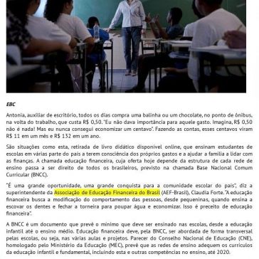 Educação financeira chega ao ensino infantil e fundamental em 2020 – MS Hoje