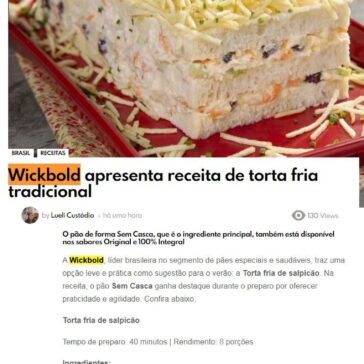 Wickbold apresenta receita de torta fria tradicional – Gastronominho