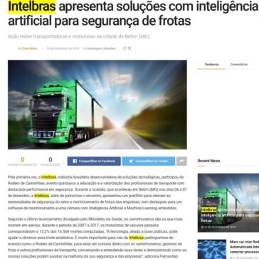 Intelbras apresenta soluções com inteligência artificial para segurança de frotas – IP News
