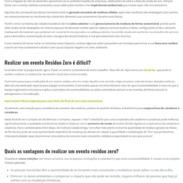 Faça sua festa Sou Resíduo Zero – Sou Reziduo Zero
