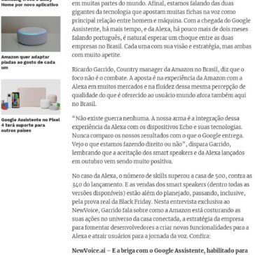 Ricardo Garrido, da Alexa: serviços de concorrentes não preocupam – NewVoice