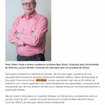 Artigo: A importância da educação financeira na infância – Folha Regional