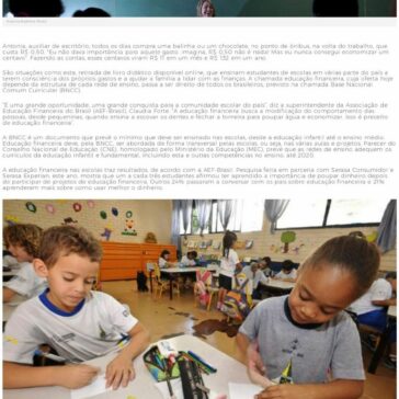 Educação financeira chega ao ensino infantil e fundamental em 2020 – Nominuto.com