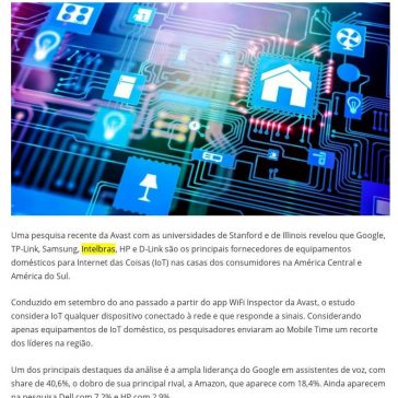 Pesquisa aponta os fornecedores líderes em IoT residencial na América Latina – Mobile Time