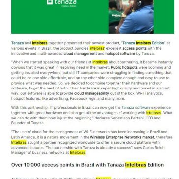 Tanaza Intelbras Edition received by the Brazilian public with much excitement – Tanaza