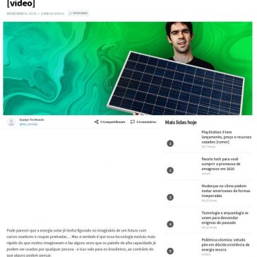 Entenda: a energia solar já é uma realidade no Brasil? [vídeo] – Tec Mundo