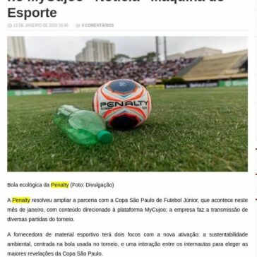 Penalty ativa Copa SP com conteúdo no MyCujoo · Notícia · Máquina do Esporte – Dica do Tio
