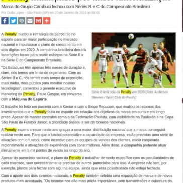 Penalty muda plano por maior nacionalização – Máquina do Esporte