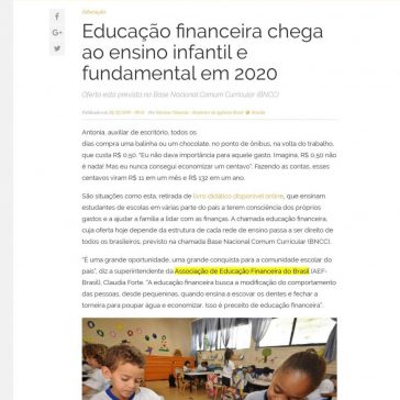 Educação financeira chega ao ensino infantil e fundamental em 2020 – Agência Brasil
