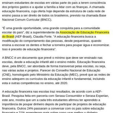 Educação financeira chega ao ensino infantil e fundamental em 2020 – Correio do Ar