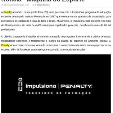 Penalty se une a programa e mira professor de Educação Física – Dica do Tio