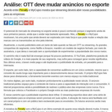 Análise: OTT deve mudar anúncios no esporte – Máquina do Esporte