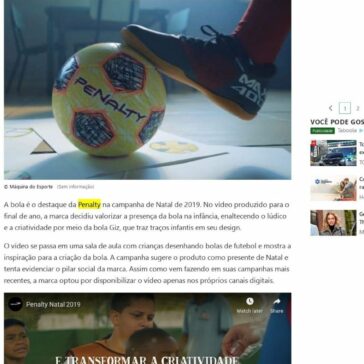 Penalty valoriza bola na infância em campanha de Natal – MSN Brasil