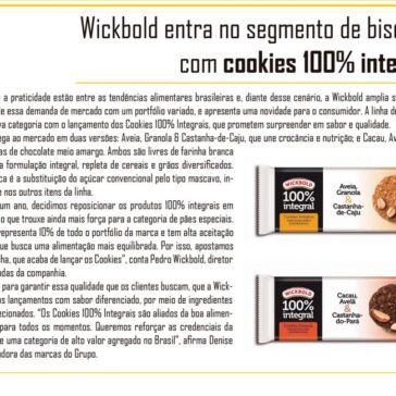 Wickbold entra no segmento de biscoitos com cookies 100% integrais – IT Ingredientes e Tecnologias