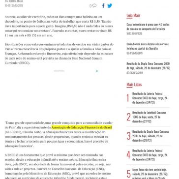 Educação financeira chega ao ensino infantil e fundamental em 2020 O Povo (On-line)
