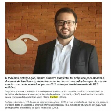 Ploomes celebra faturamento de R$ 5 milhões em 2019 – Portal ERP