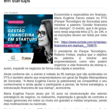 PTS promove palestra sobre gestão financeira em startups – Gazeta de Votorantim
