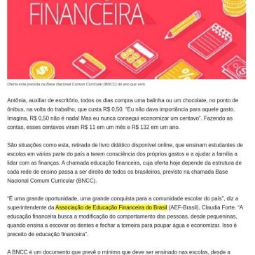 Educação financeira chega ao ensino infantil e fundamental em 2020 – AM News