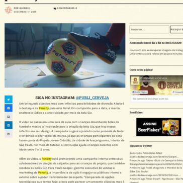 Campanha de Natal da Penalty valoriza a presença da bola na infância – Publicidade e cerveja