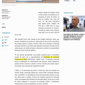 Educação financeira chega ao ensino infantil e fundamental em 2020 – PB Agora