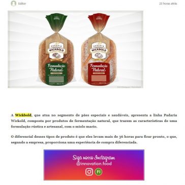 Wickbold traz nova linha de pães ao mercado – Food Innovation