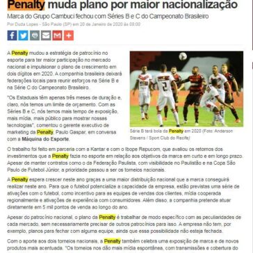 Penalty muda plano por maior nacionalização – Máquina do Esporte