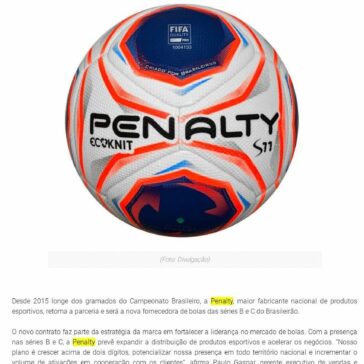 Campeonato Brasileiro 2020: Penalty será a fornecedora de bolas das séries B e C – Isto É Rondônia
