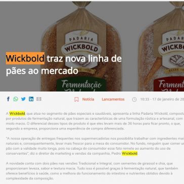 Wickbold traz nova linha de pães ao mercado – Super Varejo