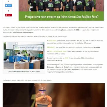 Porque fazer seu eventos ou feiras serem Sou Resíduo Zero? – Sou Reziduo Zero