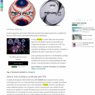 Brasileirão 2020: Penalty será a fornecedora de bolas das Séries B e C – MSN Brasil