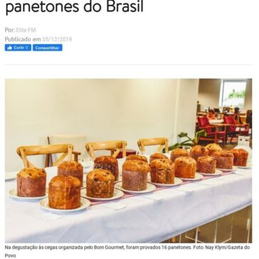 Prova às cegas define os melhores panetones do Brasil – Elite Fm
