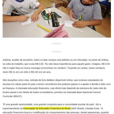 Educação financeira chega ao ensino infantil e fundamental em 2020 – Sua Cidade Em Revista