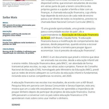 Educação financeira chega ao Ensino Infantil e Fundamental – O Estado