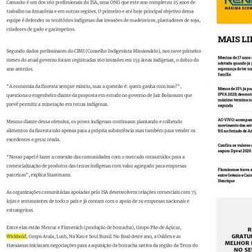ONG promove economia da floresta e faz ponte entre indígenas e empresas – GaúchaZH