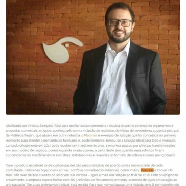 Startup que detém software de CRM fatura R$ 5 milhões e espera triplicar receita em 2020 – Portal InvesteNE