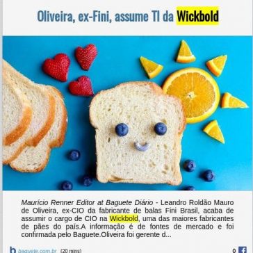 Oliveira, ex-Fini, assume TI da Wickbold – EexpoNews