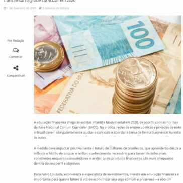 Volta às aulas: educação financeira agora é disciplina obrigatória no Brasil – InforChannel